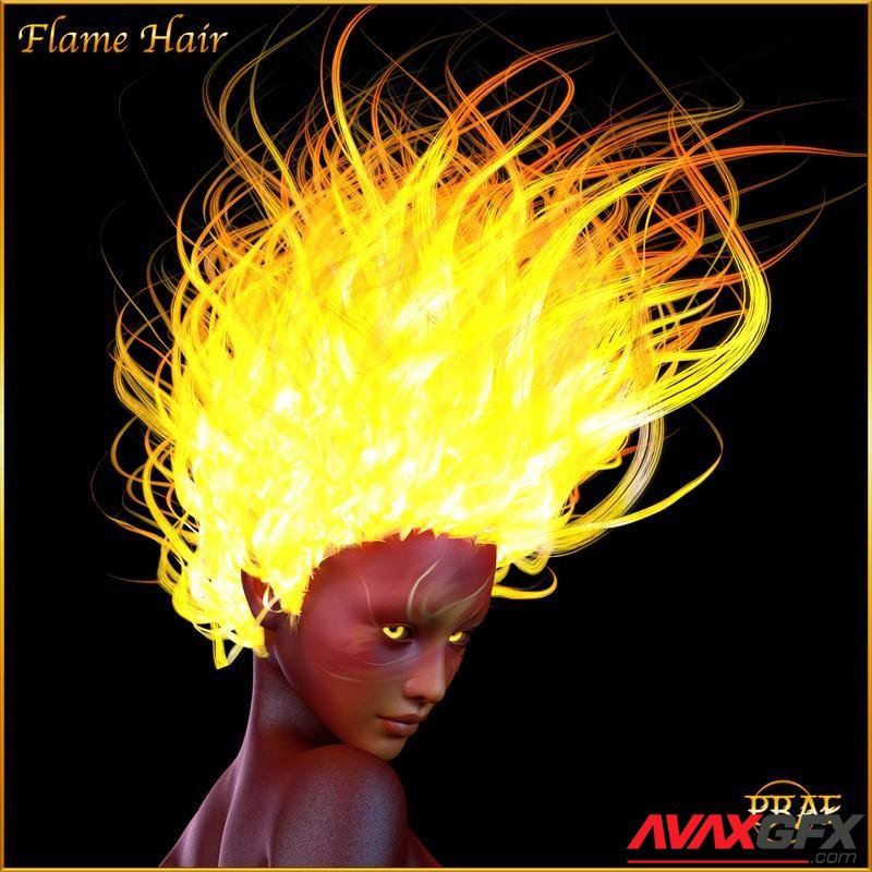 Prae-Fire Hair Double Pack G3/G8 Daz