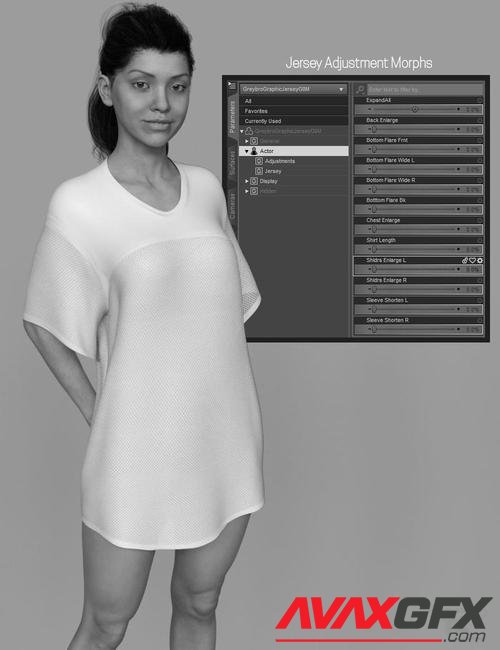 Greybro's Graphic Jersey for Genesis 8 Female