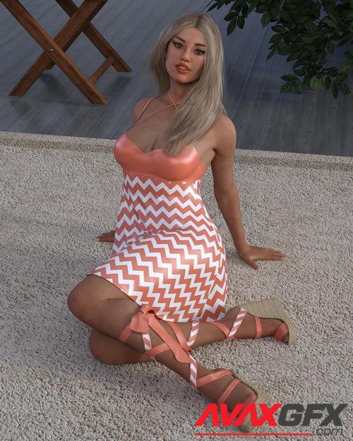 Guapa dForce outfit for Genesis 8 Females