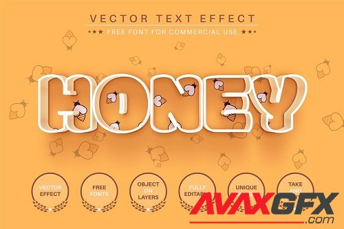 Honey - Editable Text Effect - 6481777