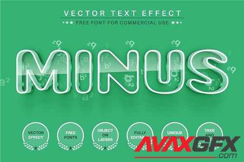 Algebra - Editable Text Effect - 6482112