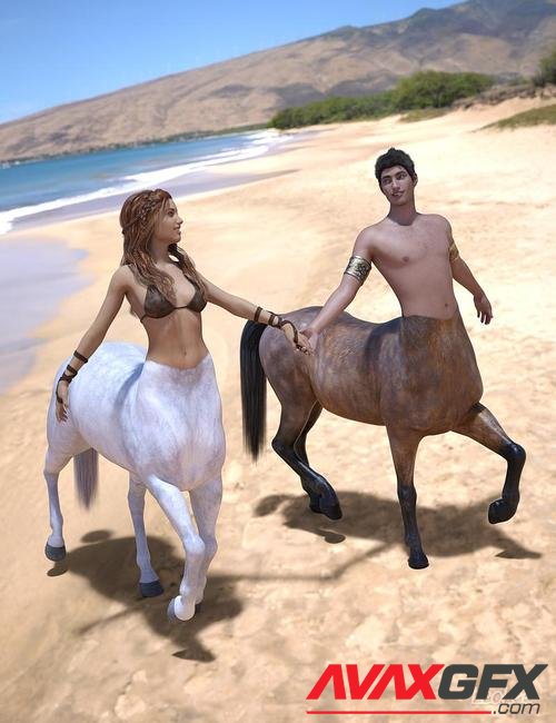 Couple Poses for Genesis 8 Centaurs