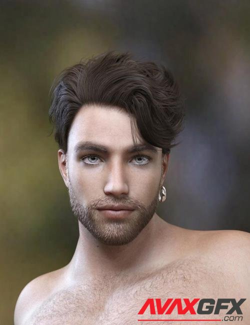 Magnus Hair for Genesis 3 and Genesis 8 Male(s)