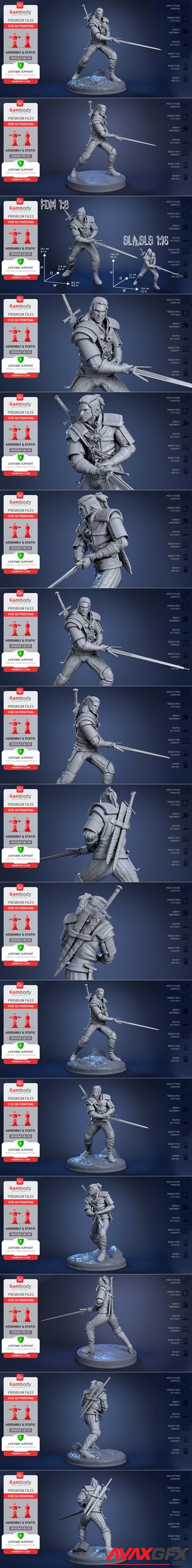 Witcher – 3D Printable STL