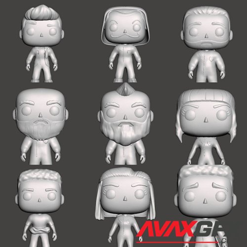 Funko la casa de papel – 3D Printable STL