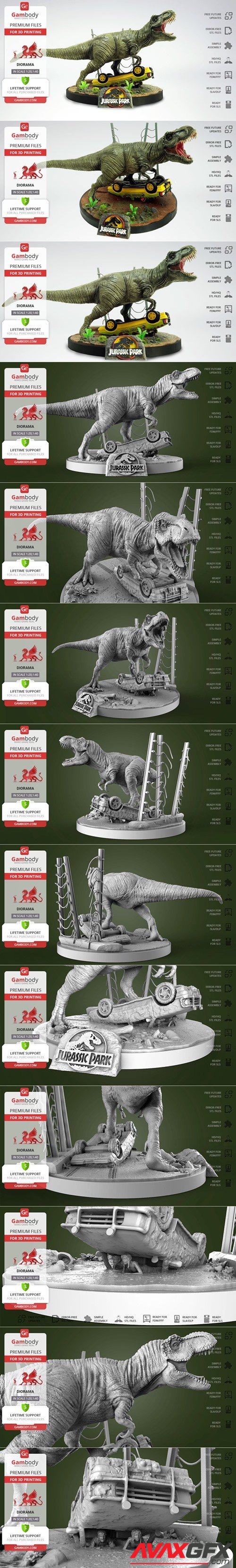 Jurassic Park 25th Anniversary – 3D Printable STL
