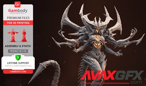 Diablo – 3D Printable STL