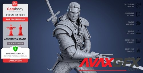 Witcher – 3D Printable STL