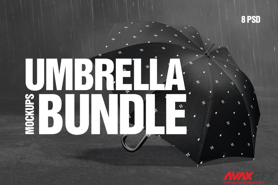 CreativeMarket - Umbrella Mockups Bundle 6442996