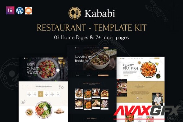 ThemeForest - Kababi v1.0.0 - Restaurant Elementor Template Kit - 33742980
