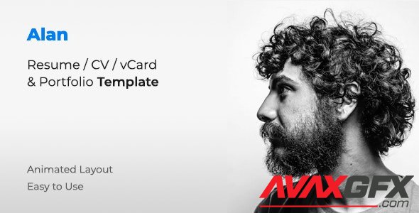 ThemeForest - Alan v1.0.0 - CV/Resume Template - 32095597