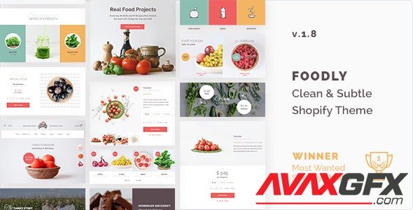 ThemeForest - Foodly v1.8.6 - One-Stop Food Shopify Theme - 15777451