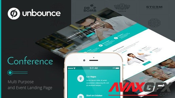 ThemeForet - Conference v1.1 - Unbounce Landing Page - 11730164