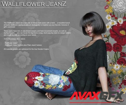 Wallflower JeanZ for Genesis 8