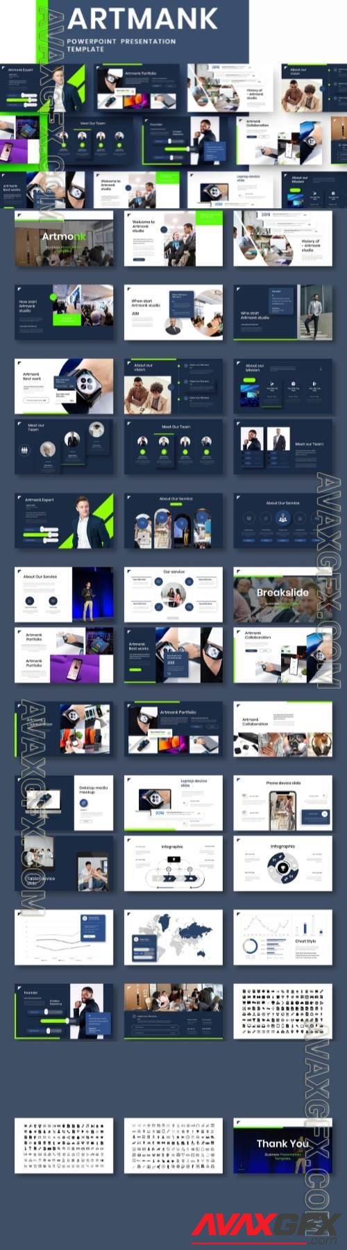 Artmank - Business Powerpoint, Keynote and Google Slides Template