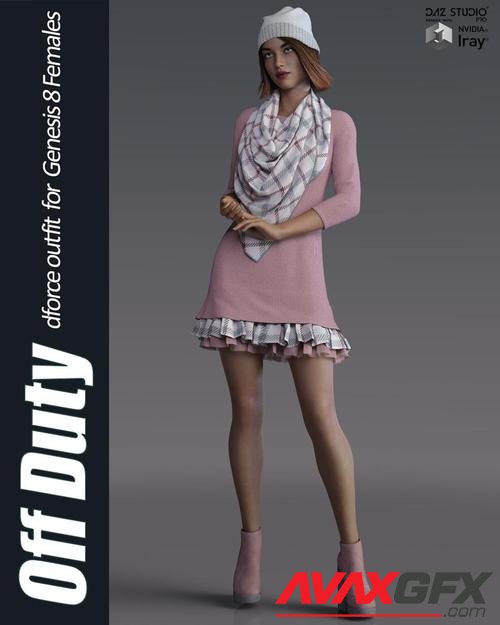 Off Duty dForce outfit for Genesis 8 Female(s)