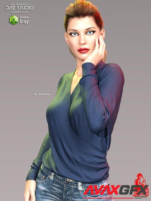 dForce V-Neck Knit for Genesis 8 Female(s)