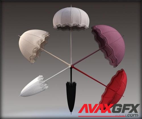 Morphing Umbrella  and Poses for G3F