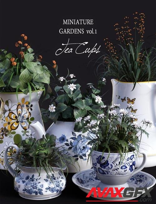 DGV Miniature Gardens Vol.1 TeaCups