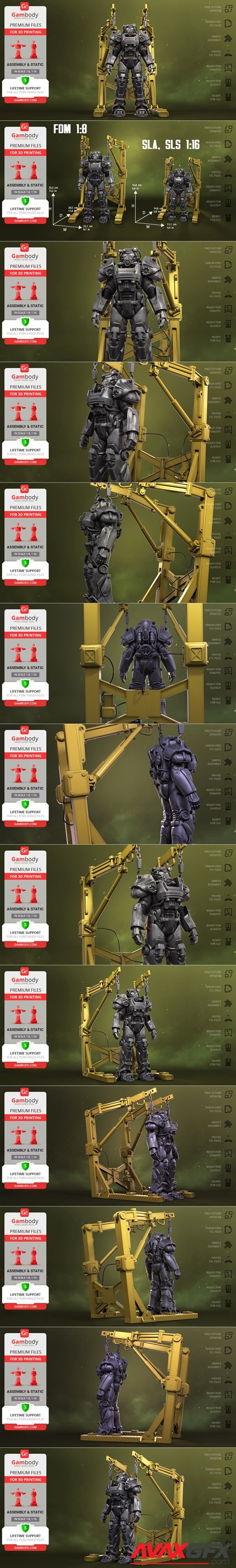 T-60 Power Armor – 3D Printable STL