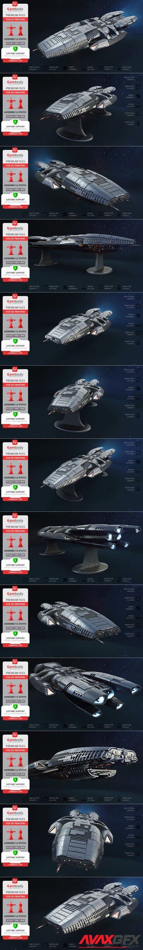 Battlestar Galactica – 3D Printable STL