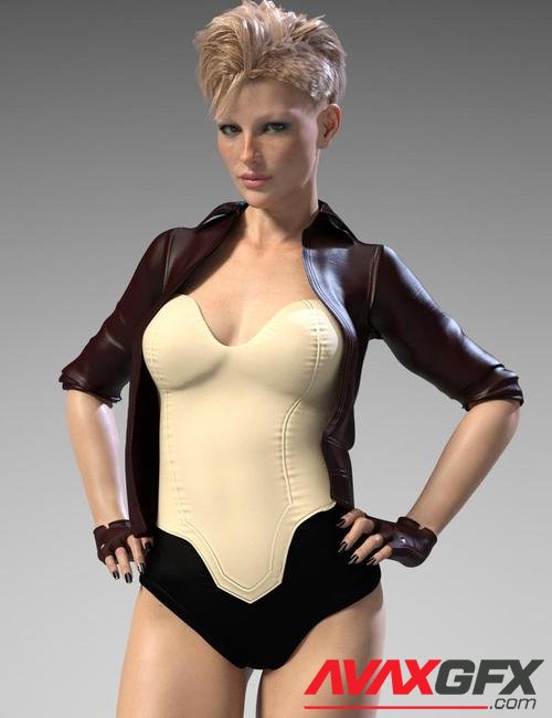 X-Fashion Sexy Diva Outfit for Genesis 8 Female(s)