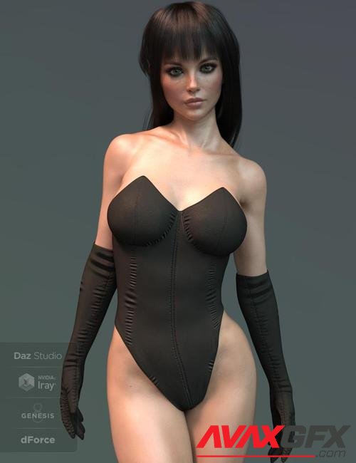 X-Fashion Ultra Bodysuit for Genesis 8 Female