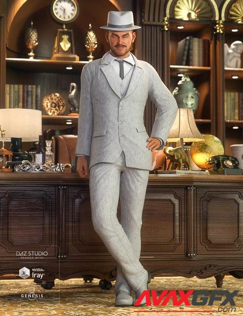 The Chairman HD Outfit for Diego 8 and Genesis 8 Male(s)
