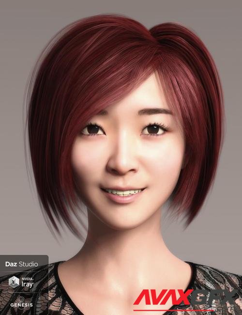 Hua Character And Hair for Genesis 8 Female