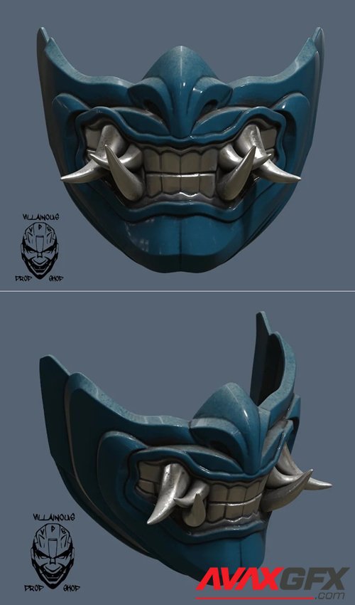 Samurai - inspired mask – 3D Printable STL
