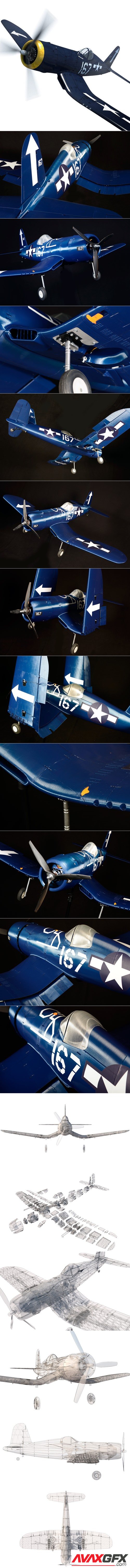 Vought F4U Corsair – 3D Printable STL