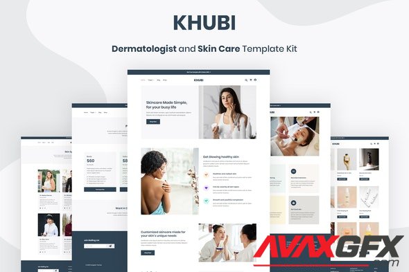 ThemeForest - Khubi v1.0.1 - Dermatologist & Skin Care Template Kit - 25875837