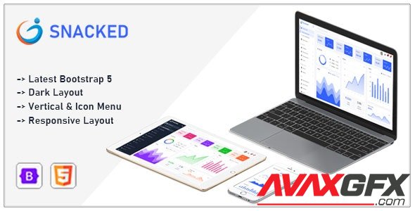 ThemeForest - Snacked v1.0.0 - Bootstrap 5 Admin Template - 33765707