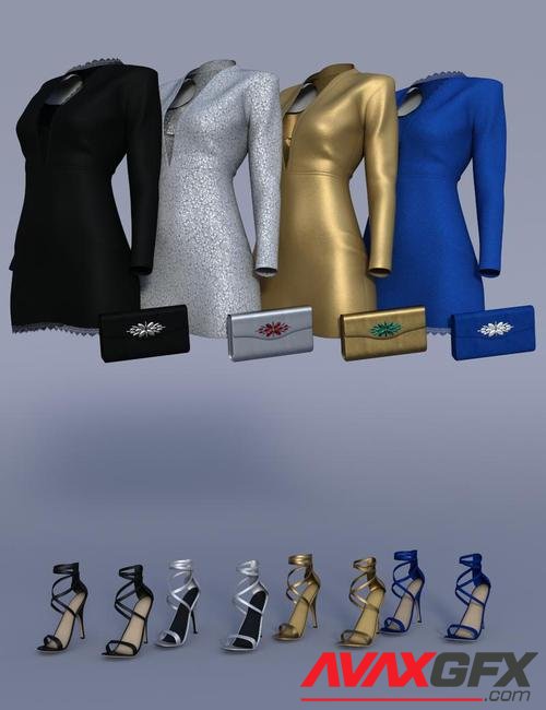 dForce Chic Club Outfit Textures