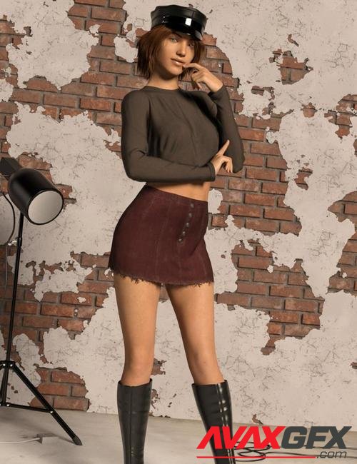 dForce Twiggy Outfit for Genesis 8 Female(s)