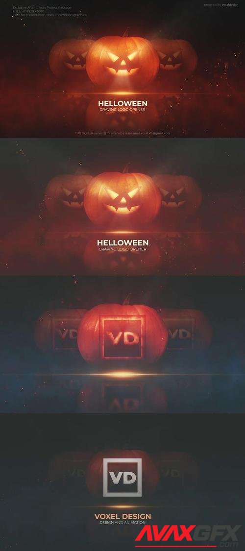 MotionArray – Pumpkin Helloween Logo Opener 1025159
