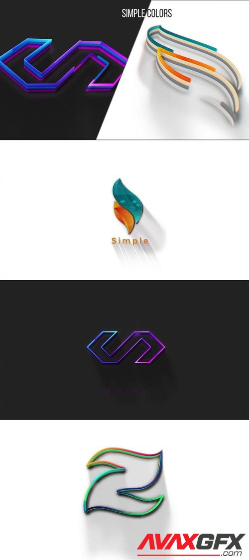 MotionArray – Simple Colors Logo Reveal 982762