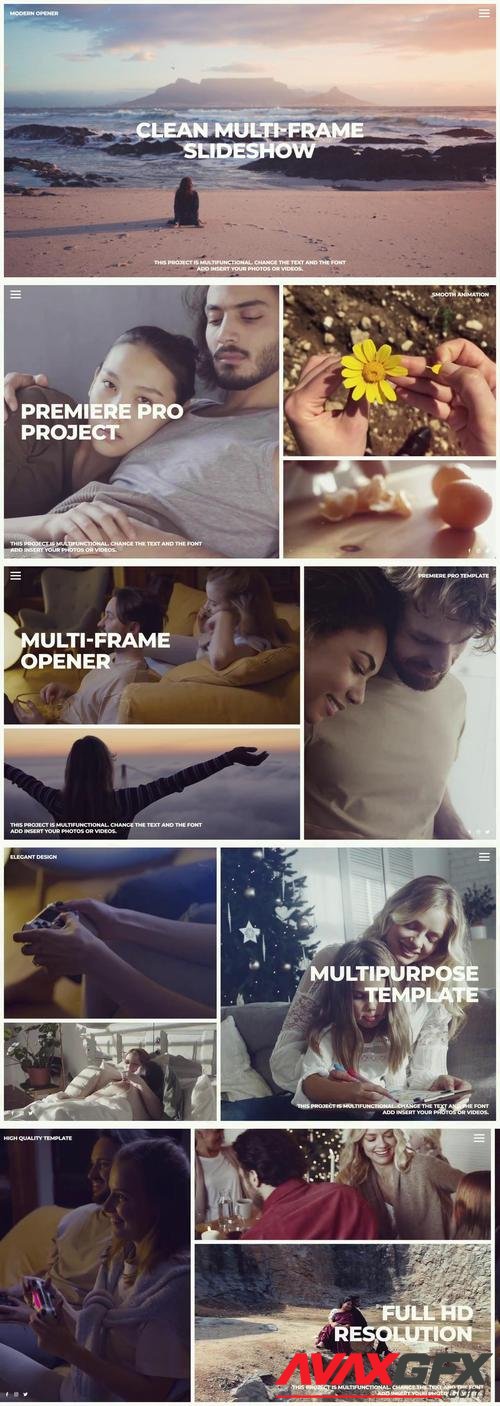 MotionArray – Clean Multi-frame Slideshow 487909