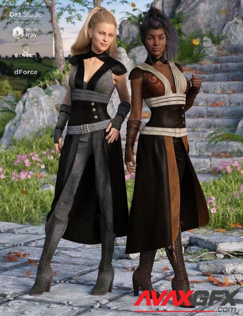 dForce Greenborough Adventure Outfit Textures