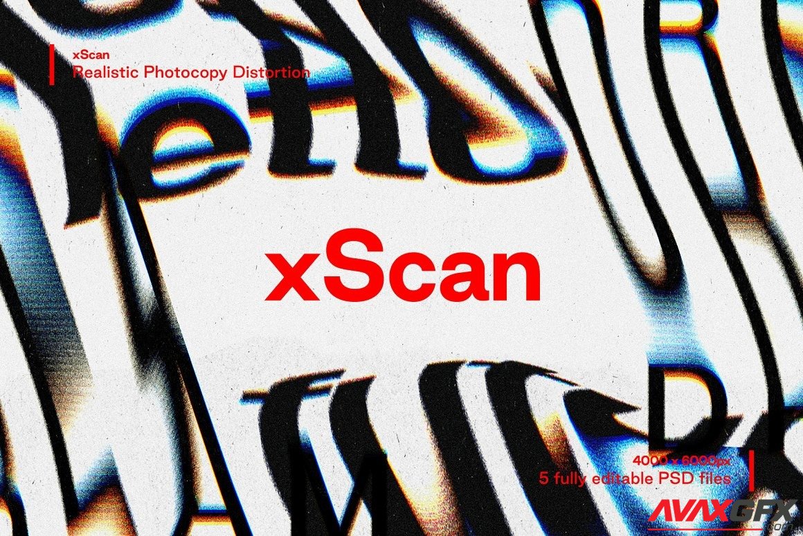 CreativeMarket - xScan - Photocopy Distortion Effect 5199514