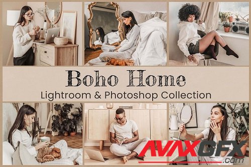 Boho Home Lightroom Photoshop LUTs - 6492188