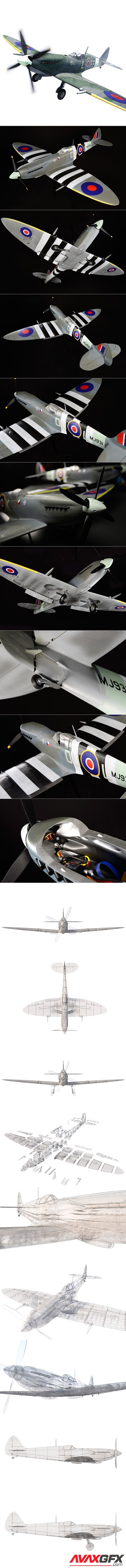 Supermarine Spitfire MkIX – 3D Printable STL