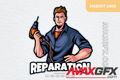 Reparation Logo design template
