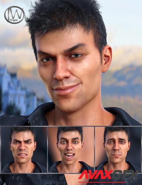 Modern Man - Expressions for Genesis 8 Male and Diego 8