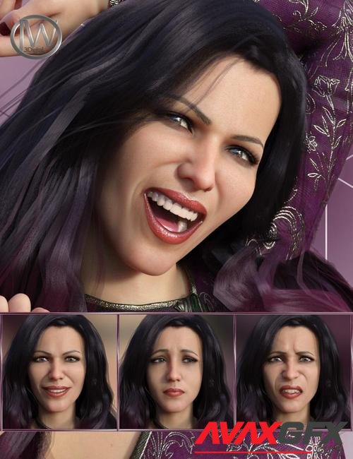 Feelings - Expressions for Genesis 8 Female and Bridget 8
