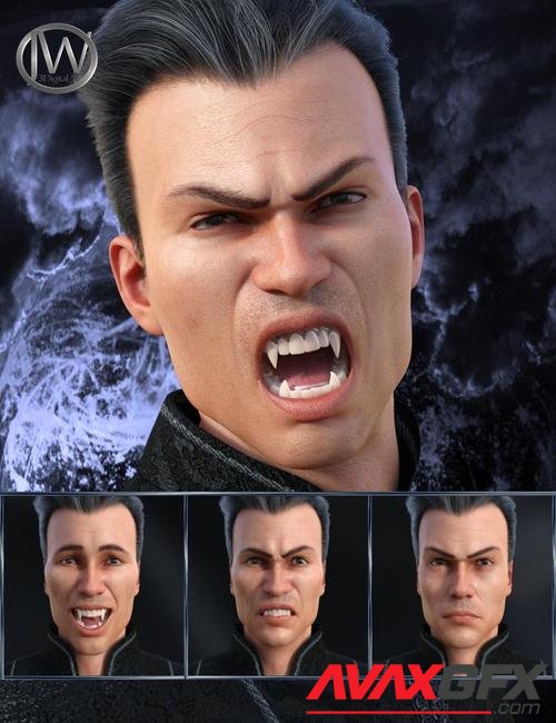 Darkness - Expressions for Genesis 8 Male and Landon 8
