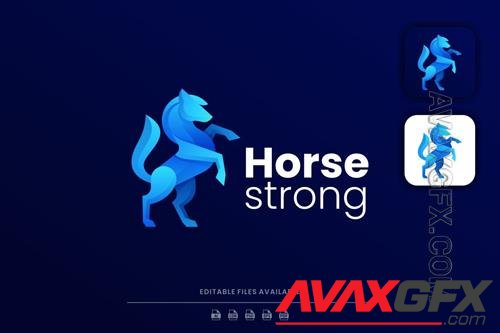 Horse Gradient Logo design templates