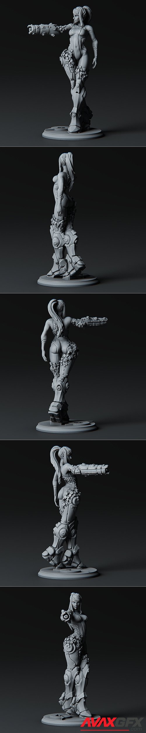 Samus aran - metroid – 3D Printable STL