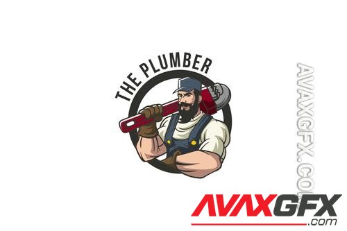 Plumber Mascot Logo Design