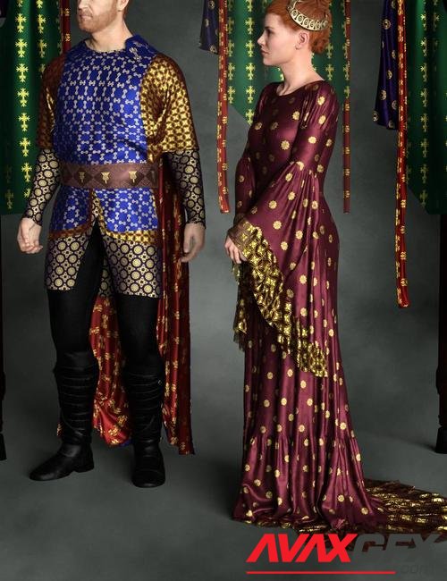 Regal Riches: Historical Pattern Iray Shader Presets